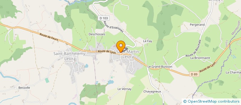 localisation de l'entreprise MADAME HELENE HOLLEY à SAINT-MARTIN-LESTRA