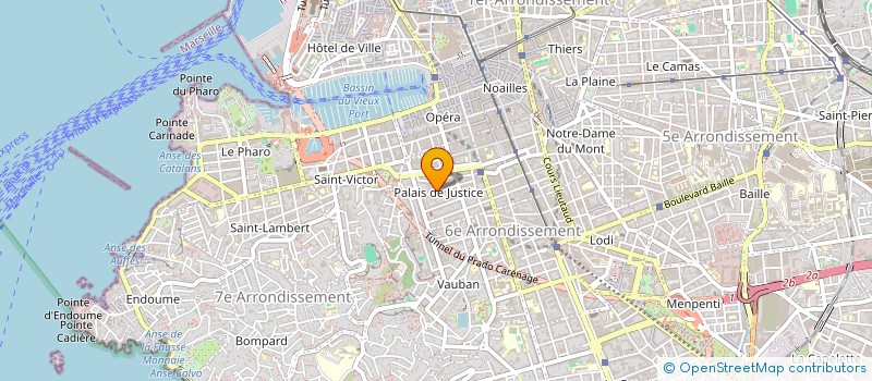 localisation de l'entreprise MADAME HELENE HONNORAT à MARSEILLE