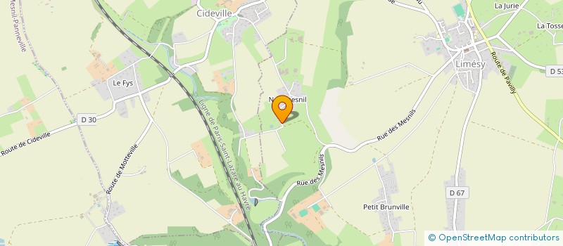 localisation de l'entreprise MADAME HELENE HOULLIERE  LIMESY