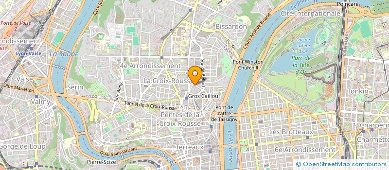 localisation de l'entreprise MADAME HELENE HULAK à LYON