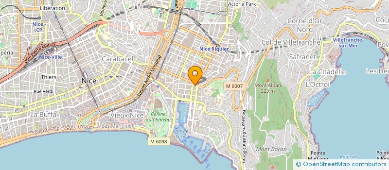 localisation de l'entreprise MADAME HELENE HUMEAU à NICE