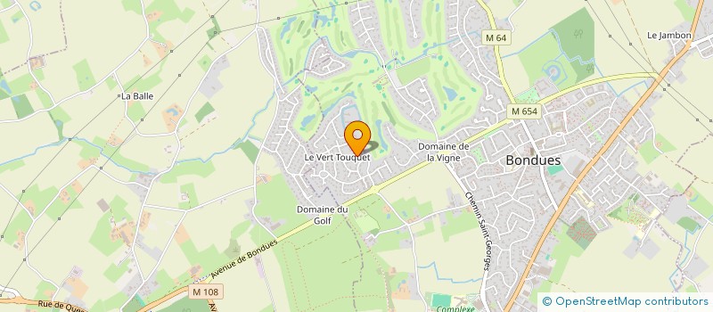 localisation de l'entreprise MADAME HELENE HURET  BONDUES