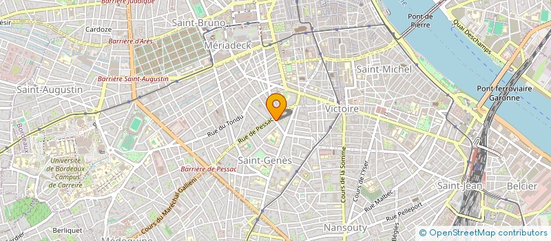 localisation de l'entreprise MADAME HELENE HURIER  BORDEAUX