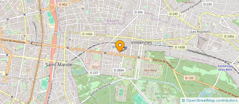 localisation de l'entreprise MADAME HELENE INCAMPS  VINCENNES