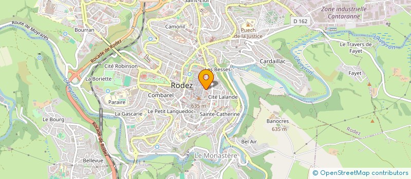 localisation de l'entreprise MADAME HELENE IZARD à RODEZ