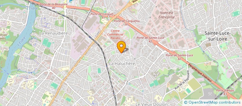 localisation de l'entreprise MADAME HELENE JACQUELIN  NANTES