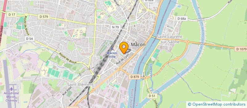 localisation de l'entreprise MADAME HELENE JACQUET  MACON