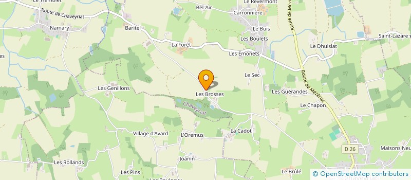localisation de l'entreprise MADAME HELENE JACQUET à CHAVEYRIAT