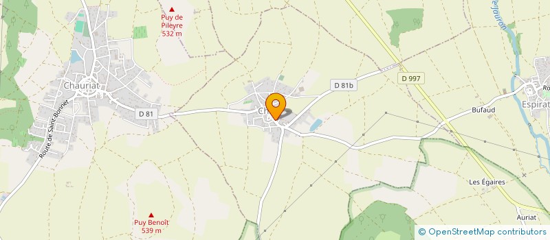 localisation de l'entreprise MADAME HELENE JAFFEUX  CHAS