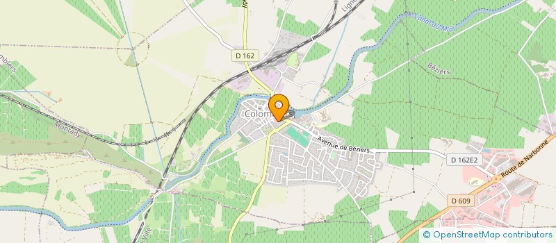 localisation de l'entreprise MADAME HELENE JALABERT à COLOMBIERS