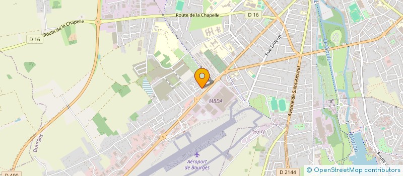 localisation de l'entreprise MADAME HELENE JAMET  BOURGES