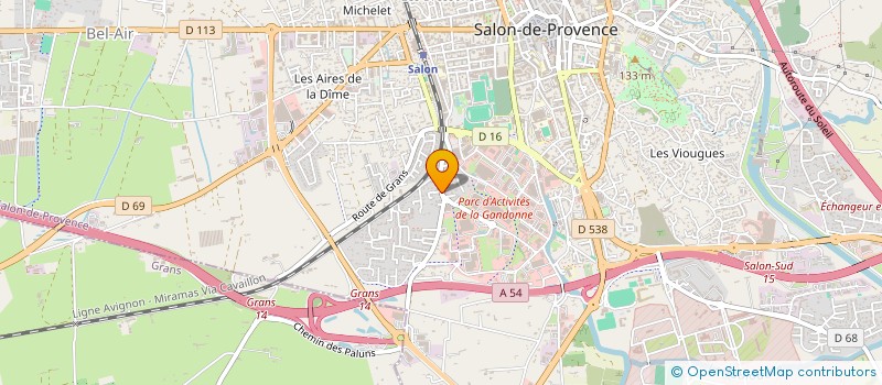 localisation de l'entreprise MADAME HELENE JAMEUX à SALON-DE-PROVENCE