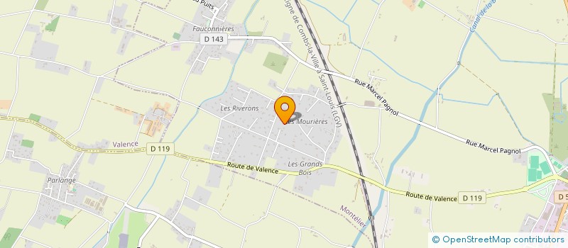 localisation de l'entreprise MADAME HELENE JAULENT  MONTELIER