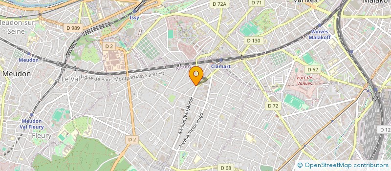 localisation de l'entreprise MADAME HELENE JAULMES à CLAMART
