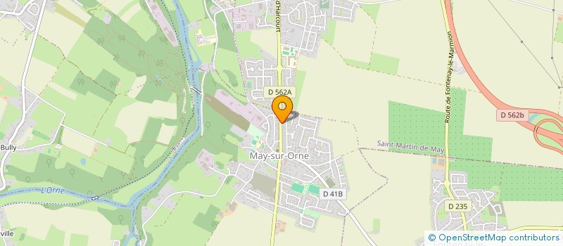 localisation de l'entreprise MADAME HELENE JAUNEAUX  MAY-SUR-ORNE