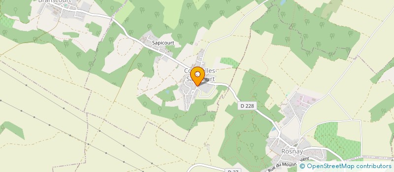 localisation de l'entreprise MADAME HELENE JAZERON  COURCELLES-SAPICOURT