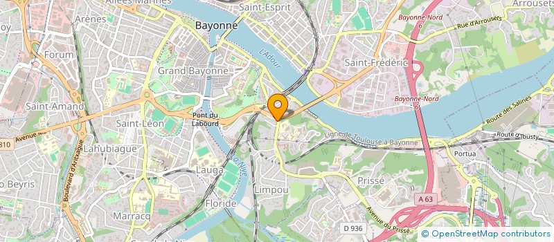localisation de l'entreprise MADAME HELENE JOBERT à BAYONNE