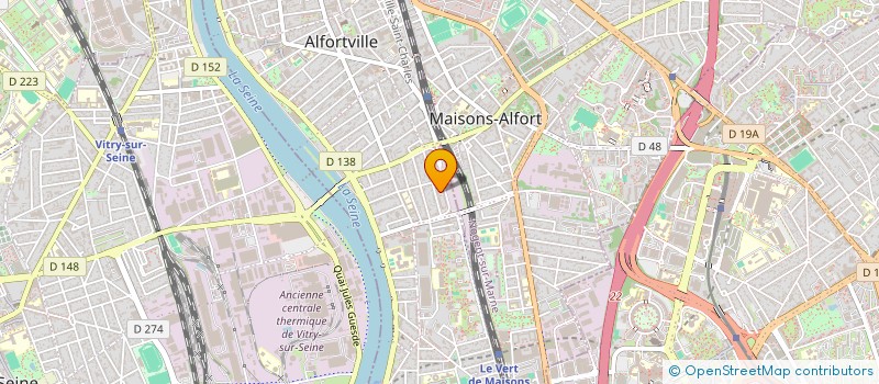 localisation de l'entreprise MADAME HELENE JOCAILLE à ALFORTVILLE