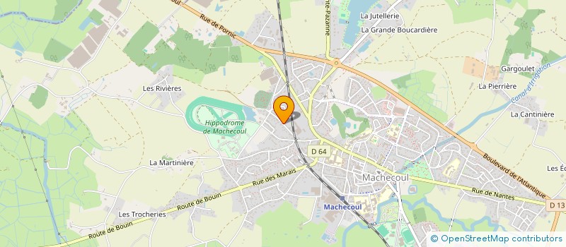 localisation de l'entreprise MADAME HELENE JOCHAUT  MACHECOUL-SAINT-MEME