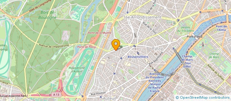 localisation de l'entreprise MADAME HELENE JOGUET  PARIS