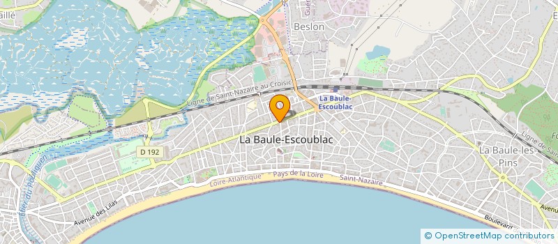 localisation de l'entreprise MADAME HELENE JOUAN  LA BAULE-ESCOUBLAC