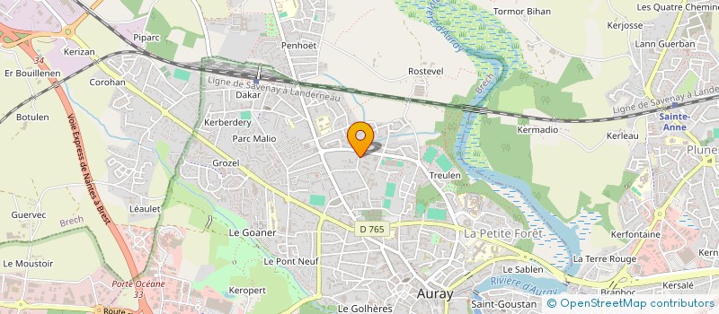 localisation de l'entreprise MADAME HELENE JOUIN à AURAY