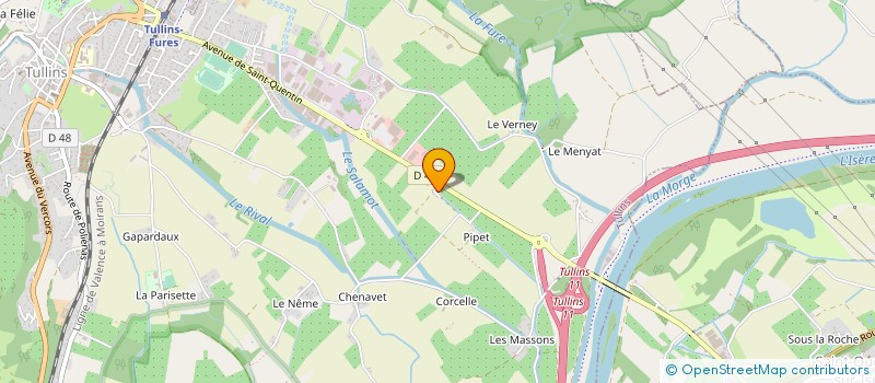 localisation de l'entreprise MADAME HELENE JOURDAN à MORETTE