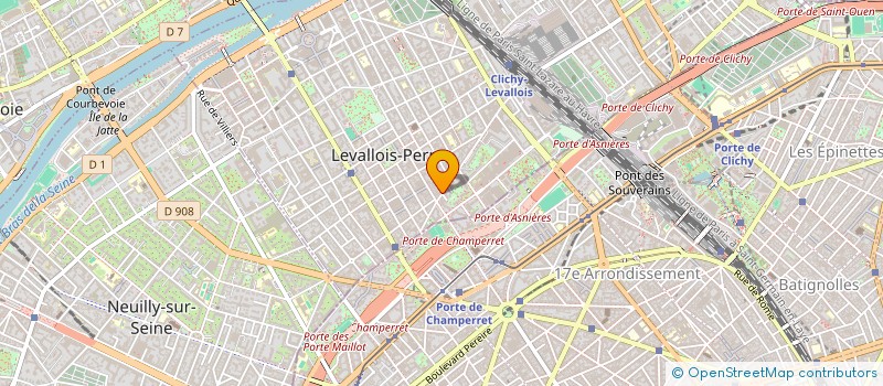 localisation de l'entreprise MADAME HELENE JOURDAN à LEVALLOIS-PERRET