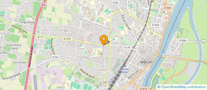 localisation de l'entreprise MADAME HELENE JOUSSEAU à MACON