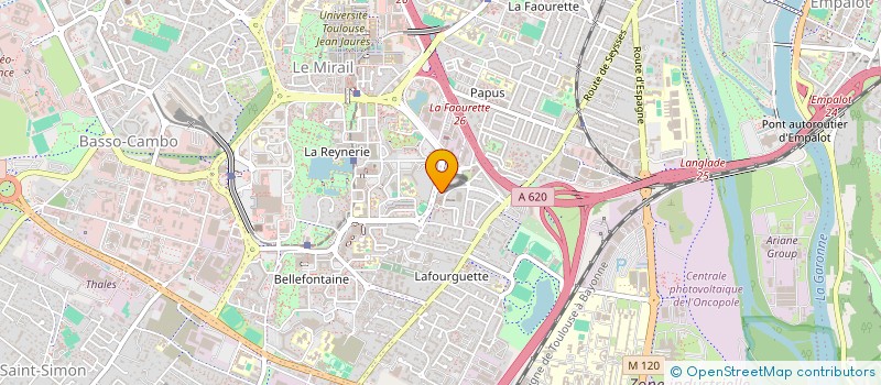 localisation de l'entreprise MADAME HELENE JUILLIE à TOULOUSE