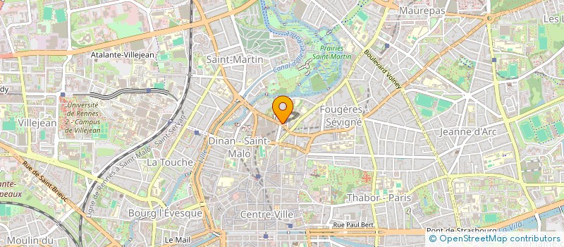 localisation de l'entreprise MADAME HELENE JULIEN  SAINT-DOMINEUC