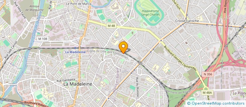 localisation de l'entreprise MADAME HELENE KERIVEL à MARCQ-EN-BARŒUL