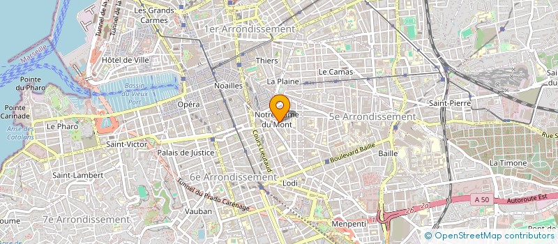 localisation de l'entreprise MADAME HELENE KERLOCH à MARSEILLE