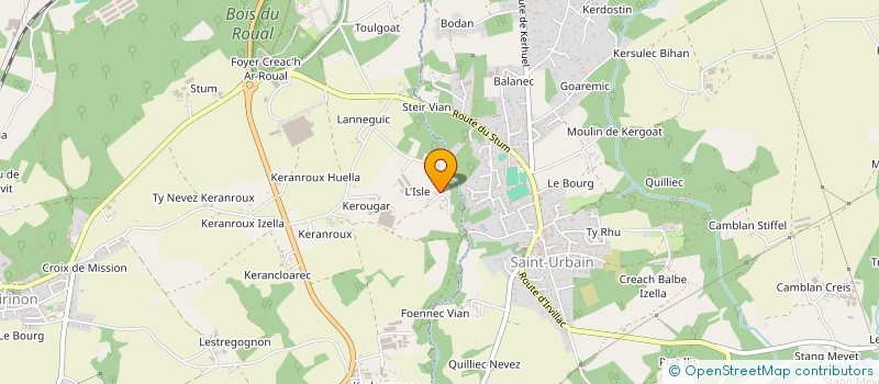 localisation de l'entreprise MADAME HELENE KERSALE à DIRINON