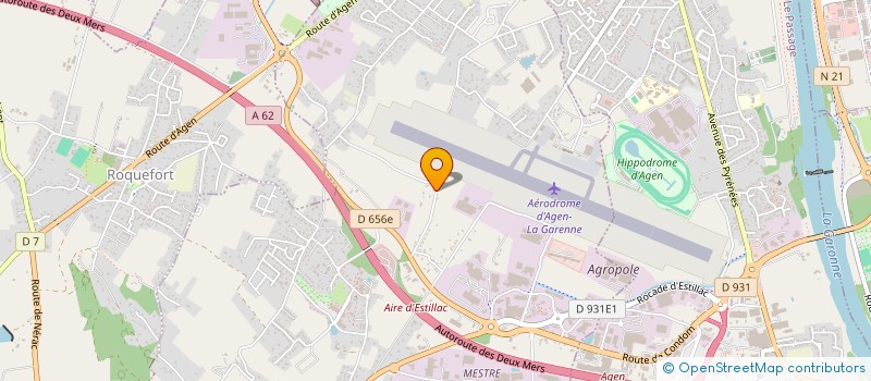 localisation de l'entreprise MADAME HELENE KERVERN  ESTILLAC