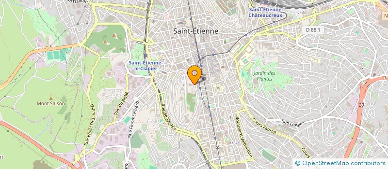 localisation de l'entreprise MADAME HELENE KLEIH  SAINT-ETIENNE