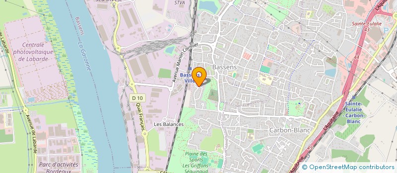 localisation de l'entreprise MADAME HELENE KNALL-DEMARS  BASSENS