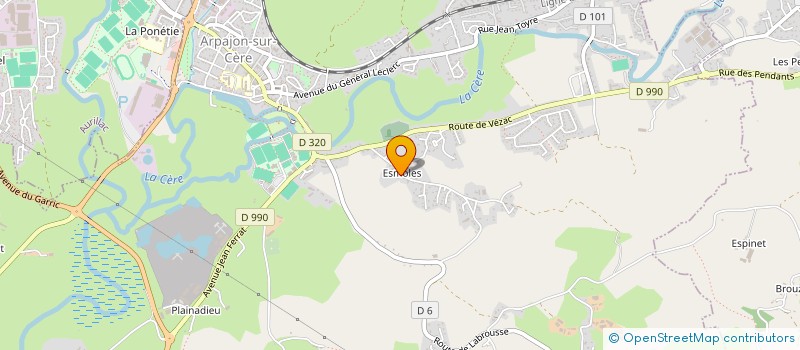 localisation de l'entreprise MADAME HELENE KOLARSKA à ARPAJON-SUR-CERE