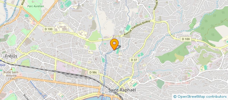 localisation de l'entreprise MADAME HELENE KOUYODISSA à SAINT-RAPHAEL