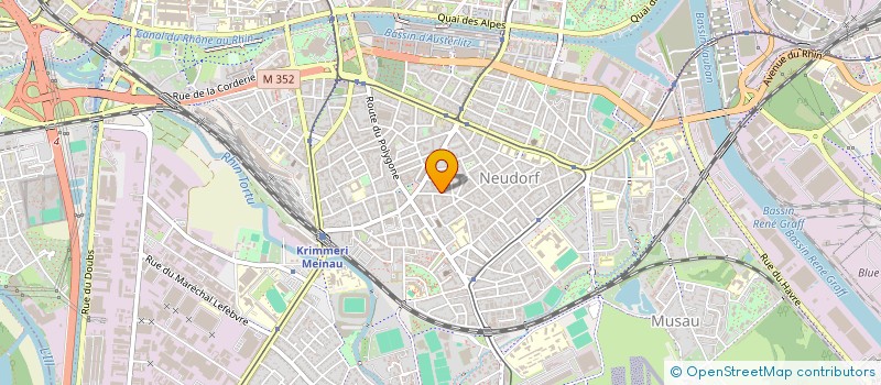 localisation de l'entreprise MADAME HELENE KUGLER à STRASBOURG