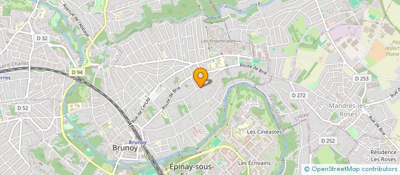 localisation de l'entreprise MADAME HELENE KUNZELMANN à BRUNOY