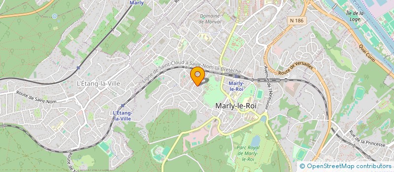 localisation de l'entreprise MADAME HELENE LABORBE à MARLY-LE-ROI