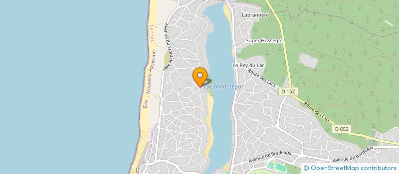 localisation de l'entreprise MADAME HELENE LABRIT  SOORTS-HOSSEGOR