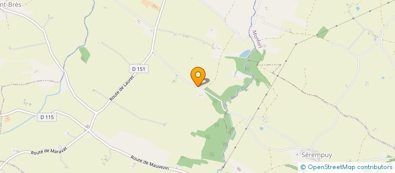 localisation de l'entreprise MADAME HELENE LACLAVERE à SAINTE-GEMME