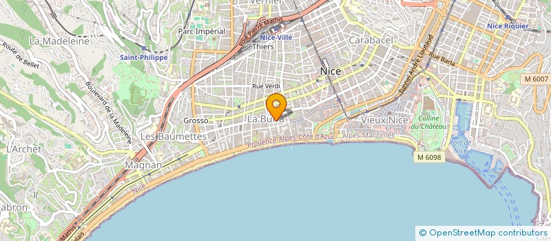 localisation de l'entreprise MADAME HELENE LACROIX à NICE