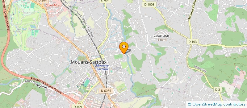 localisation de l'entreprise MADAME HELENE LAGACHE  MOUANS-SARTOUX