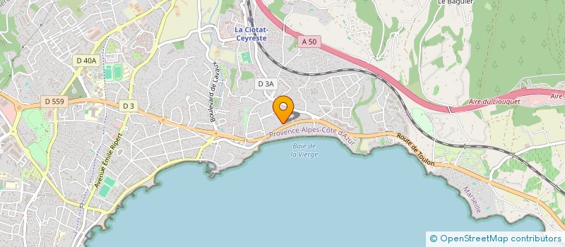 localisation de l'entreprise MADAME HELENE LAGET  LA CIOTAT