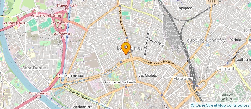 localisation de l'entreprise MADAME HELENE LAGOUANELLE à TOULOUSE