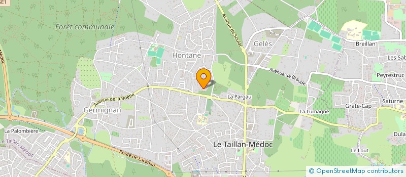 localisation de l'entreprise MADAME HELENE LAGUERRE à LE TAILLAN-MEDOC