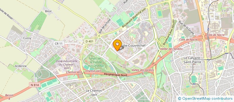 localisation de l'entreprise MADAME HELENE LAGUNEGRAND à CAEN